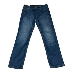 Levi Strauss 541 Athletic Fit Dark Wash Denim Jeans Mens W33 L32